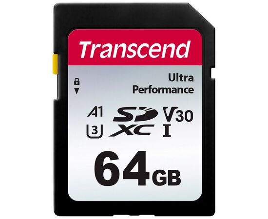 Карта пам'яті Transcend 64GB SD class 10 UHS-I U3 4K (TS64GSDC340S)