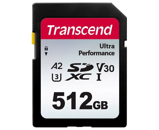 Карта пам'яті Transcend 512GB SD class 10 UHS-I U3 4K (TS512GSDC340S)