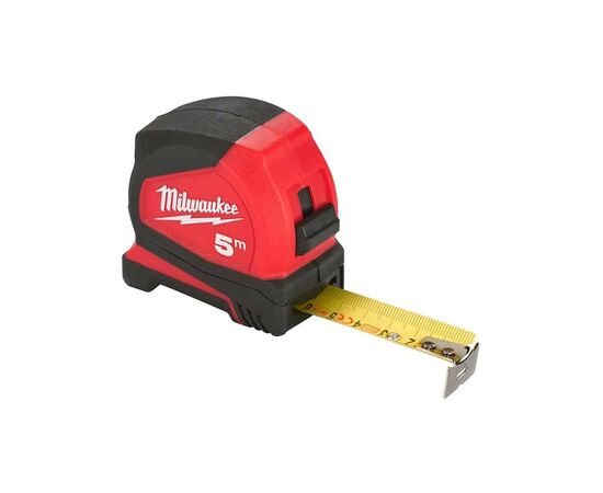 Рулетка Milwaukee Pro Compact 5м, 25мм (4932459593), зображення 2 Рулетка Milwaukee Pro Compact 5м, 25мм (4932459593), зображення 2