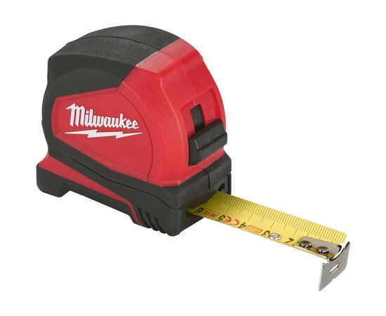 Рулетка Milwaukee Pro Compact 5м/16фт, 25мм (4932459595), зображення 2 Рулетка Milwaukee Pro Compact 5м/16фт, 25мм (4932459595), зображення 2