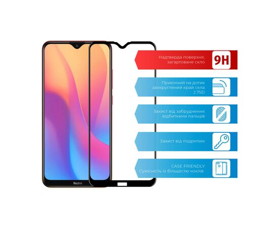 Стекло защитное ACCLAB Full Glue Xiaomi Redmi 8A (1283126508745), изображение 2 Стекло защитное ACCLAB Full Glue Xiaomi Redmi 8A (1283126508745), изображение 2