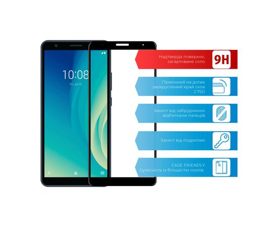 Скло захисне ACCLAB Full Glue ZTE L210 (1283126508943), зображення 2 Скло захисне ACCLAB Full Glue ZTE L210 (1283126508943), зображення 2
