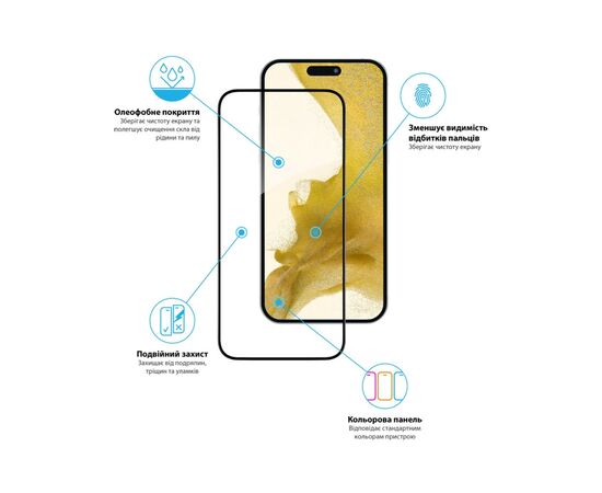Стекло защитное Global Full Glue Apple iPhone 15 Plus (1283126575327), изображение 4 Стекло защитное Global Full Glue Apple iPhone 15 Plus (1283126575327), изображение 4