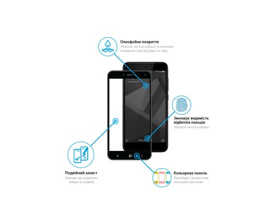 Стекло защитное Global Full Glue Nokia 3.1 Plus (1283126495540), изображение 3 Стекло защитное Global Full Glue Nokia 3.1 Plus (1283126495540), изображение 3