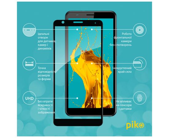 Стекло защитное Piko Full Glue ZTE Blade A31 Plus (1283126523120), изображение 3 Стекло защитное Piko Full Glue ZTE Blade A31 Plus (1283126523120), изображение 3
