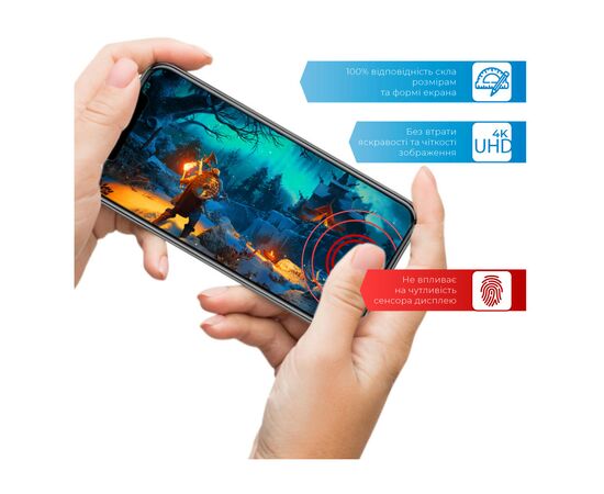 Стекло защитное ACCLAB Full Glue Xiaomi Redmi Note 12S (1283126564987), изображение 6 Стекло защитное ACCLAB Full Glue Xiaomi Redmi Note 12S (1283126564987), изображение 6