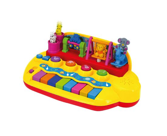 Розвиваюча іграшка Kiddi Smart Піаніно – Звірята на гойдалці (українська) (063412), зображення 2 Розвиваюча іграшка Kiddi Smart Піаніно – Звірята на гойдалці (українська) (063412), зображення 2