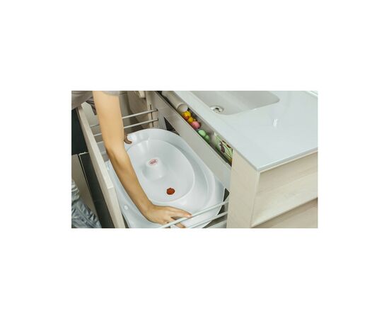 Ванночка Ok Baby анатомічна Onda Slim, білий (38951600), зображення 8 Ванночка Ok Baby анатомічна Onda Slim, білий (38951600), зображення 8