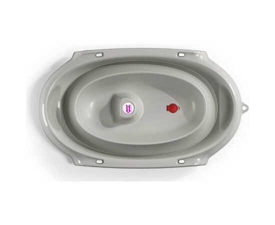 Ванночка Ok Baby анатомическая Onda Slim, серый (38952300), изображение 2 Ванночка Ok Baby анатомическая Onda Slim, серый (38952300), изображение 2