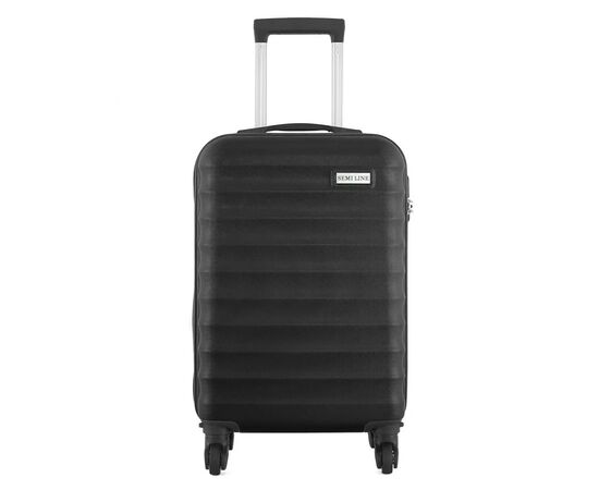 Валіза Semi Line Ребриста 20" S Чорна (T5576-2), зображення 2 Валіза Semi Line Ребриста 20" S Чорна (T5576-2), зображення 2