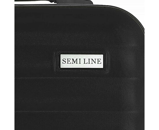 Валіза Semi Line Ребриста 20" S Чорна (T5576-2), зображення 9 Валіза Semi Line Ребриста 20" S Чорна (T5576-2), зображення 9