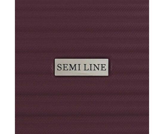 Валіза Semi Line Ребриста 1 20" S Бордова (T5574-2), зображення 8 Валіза Semi Line Ребриста 1 20" S Бордова (T5574-2), зображення 8