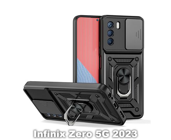 Чохол до мобільного телефона BeCover Military Infinix Zero 5G 2023 Black (709959)