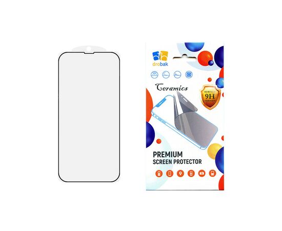 Стекло защитное Drobak Ceramics Apple iPhone 15 Pro (292918)