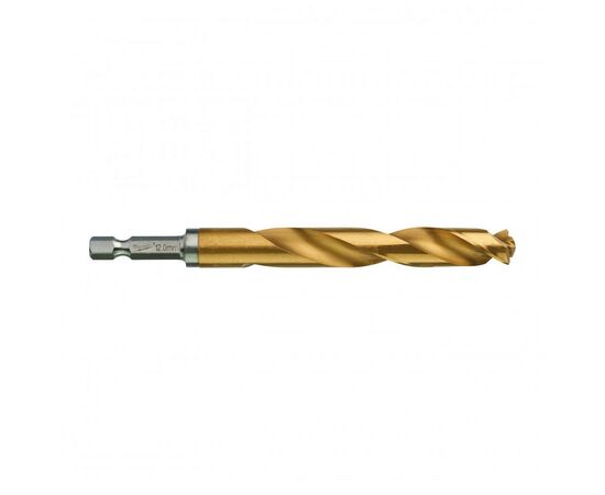 Свердло Milwaukee по металу RedHEX HSS-G TiN, 12,0 мм (48894727), зображення 2 Свердло Milwaukee по металу RedHEX HSS-G TiN, 12,0 мм (48894727), зображення 2