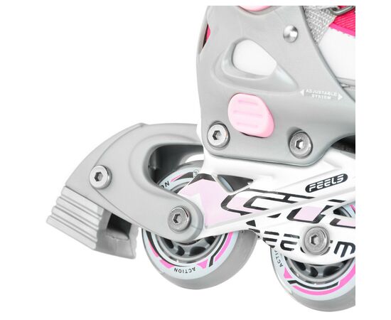 Роликові ковзани Action Anny Рожеві 33-36 (PW-126B-13-2PINK/33-36), зображення 4 Роликові ковзани Action Anny Рожеві 33-36 (PW-126B-13-2PINK/33-36), зображення 4