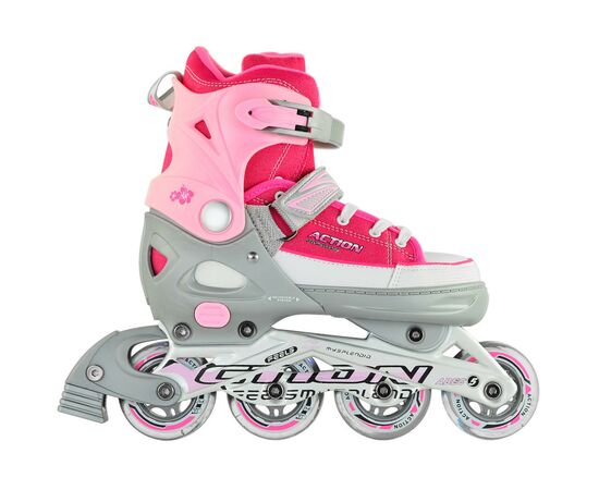 Роликовые коньки Action Anny Рожеві 37-40 (PW-126B-13-2PINK/37-40)