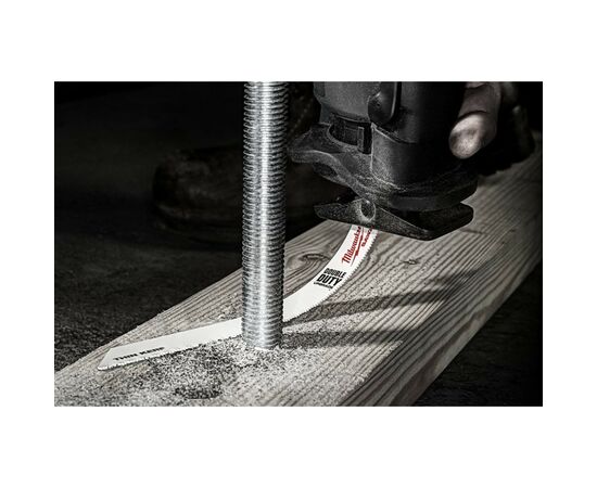 Полотно Milwaukee для сабельной пилы, THIN KERF 230мм, шаг 1,8мм, 5шт, металл (48005187), изображение 2 Полотно Milwaukee для сабельной пилы, THIN KERF 230мм, шаг 1,8мм, 5шт, металл (48005187), изображение 2