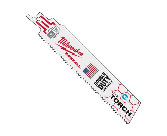 Полотно Milwaukee для сабельной пилы, TORCH 150мм, шаг 1,4мм, 5шт, металл (48005784)