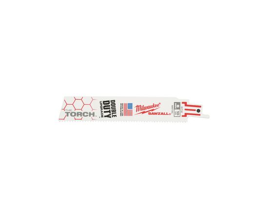Полотно Milwaukee для шабельної пили, TORCH 150мм, крок 2,5мм, 5шт, метал (48005712)