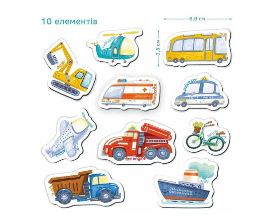 Пазл DoDo Магнітний транспорт (200266), изображение 4 Пазл DoDo Магнітний транспорт (200266), изображение 4