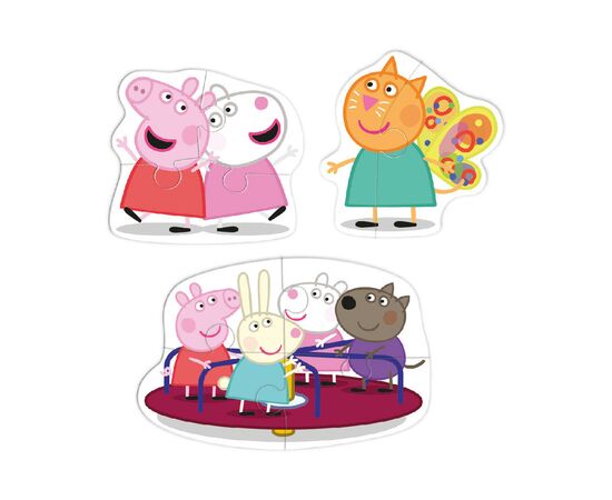 Пазл DoDo 3 в 1 Peppa Pig (200339), изображение 3 Пазл DoDo 3 в 1 Peppa Pig (200339), изображение 3
