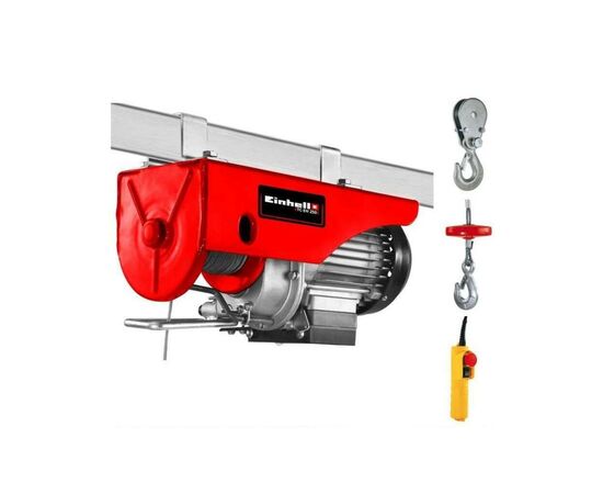 Лебедка Einhell тельфер TC-EH 250, 500Вт, до 250кг, трос 12м (2255130)