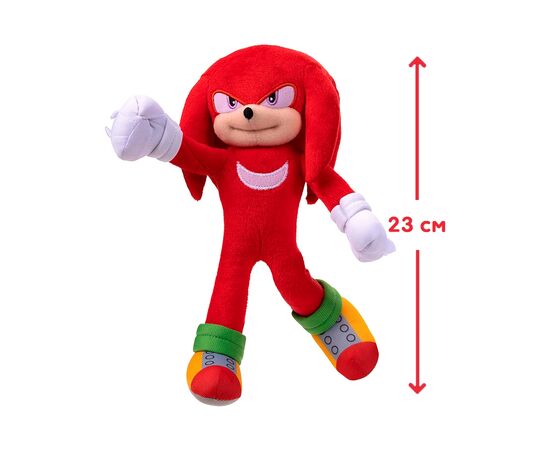 М'яка іграшка Sonic the Hedgehog Наклз 23 см (41276i), зображення 6 М'яка іграшка Sonic the Hedgehog Наклз 23 см (41276i), зображення 6