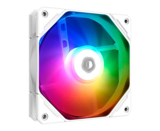 Кулер для корпуса ID-Cooling TF-12025-ARGB-TRIO-SNOW, изображение 2 Кулер для корпуса ID-Cooling TF-12025-ARGB-TRIO-SNOW, изображение 2