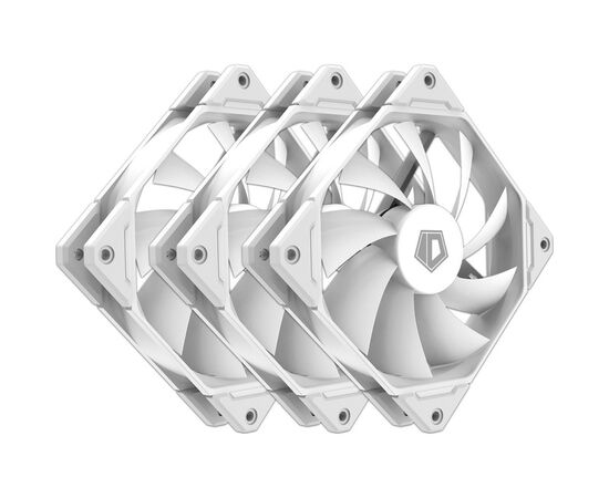 Кулер для корпуса ID-Cooling TF-12025-ARGB-TRIO-SNOW, изображение 5 Кулер для корпуса ID-Cooling TF-12025-ARGB-TRIO-SNOW, изображение 5