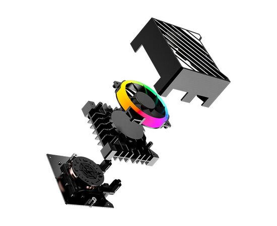 Система водяного охлаждения ID-Cooling DASHFLOW 360 XT LITE, изображение 5 Система водяного охлаждения ID-Cooling DASHFLOW 360 XT LITE, изображение 5