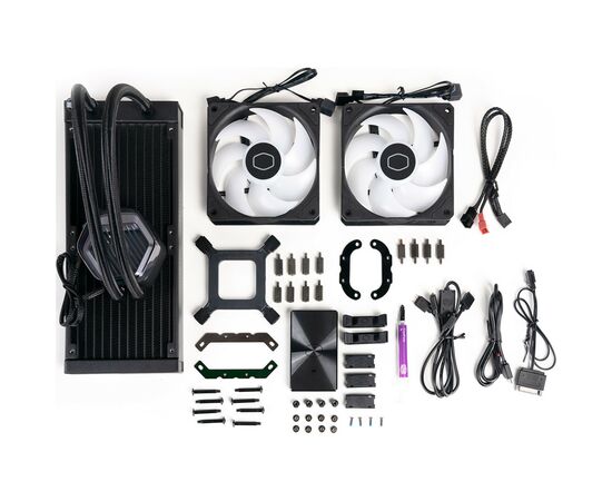 Система водяного охлаждения CoolerMaster MasterLiquid 240 Atmos (MLX-D24M-A25PZ-R1), изображение 7 Система водяного охлаждения CoolerMaster MasterLiquid 240 Atmos (MLX-D24M-A25PZ-R1), изображение 7