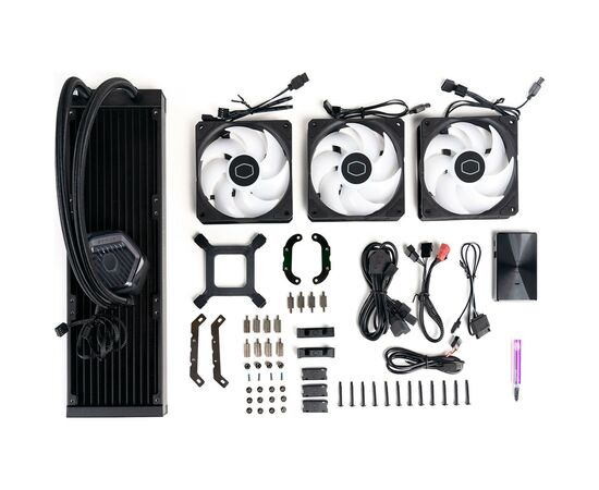 Система водяного охлаждения CoolerMaster MasterLiquid 360 Atmos (MLX-D36M-A25PZ-R1), изображение 7 Система водяного охлаждения CoolerMaster MasterLiquid 360 Atmos (MLX-D36M-A25PZ-R1), изображение 7