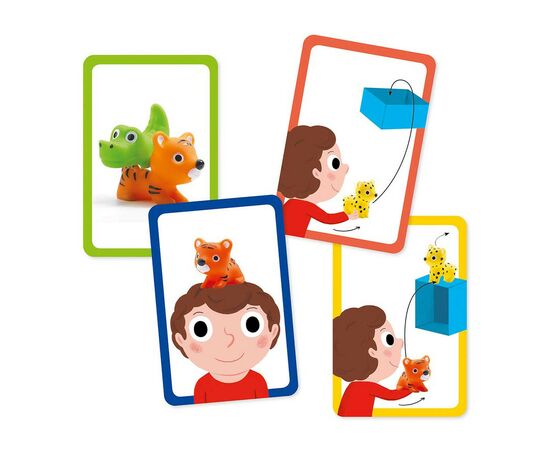 Настольная игра Djeco балансир Пирамидки (DJ08557), изображение 2 Настольная игра Djeco балансир Пирамидки (DJ08557), изображение 2