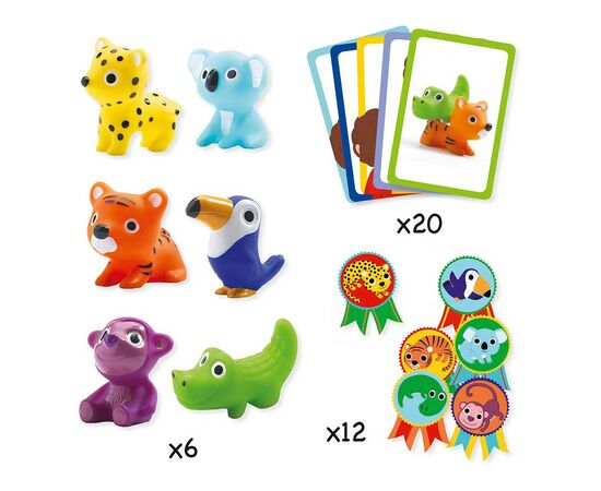 Настольная игра Djeco балансир Пирамидки (DJ08557), изображение 3 Настольная игра Djeco балансир Пирамидки (DJ08557), изображение 3