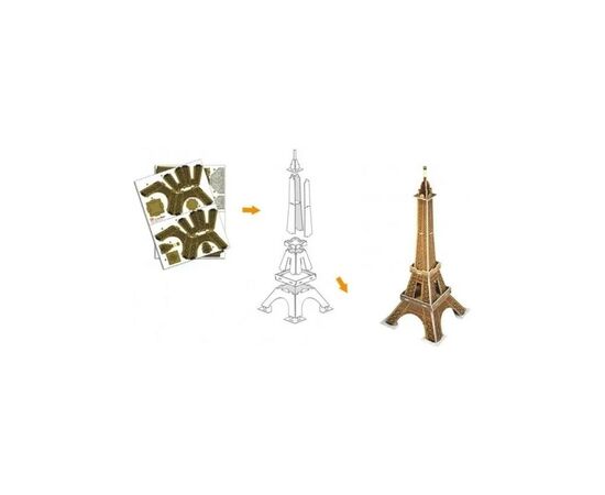 Пазл Cubic Fun 3D Эйфелева башня мини (S3006h), изображение 3 Пазл Cubic Fun 3D Эйфелева башня мини (S3006h), изображение 3