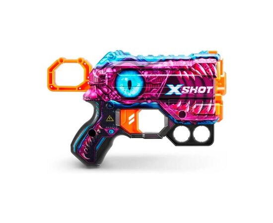 Игрушечное оружие Zuru X-Shot Быстрострельный бластер Skins Menace Enigma (8 патронов) (36515L), изображение 2 Игрушечное оружие Zuru X-Shot Быстрострельный бластер Skins Menace Enigma (8 патронов) (36515L), изображение 2