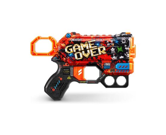 Игрушечное оружие Zuru X-Shot Быстрострельный бластер Skins Menace Game Over (8 патронов) (36515B), изображение 2 Игрушечное оружие Zuru X-Shot Быстрострельный бластер Skins Menace Game Over (8 патронов) (36515B), изображение 2