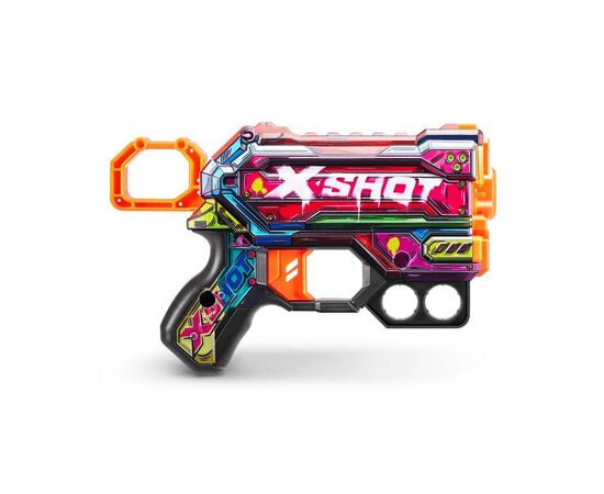 Игрушечное оружие Zuru X-Shot Быстрострельный бластер Skins Menace Mercenary (8 патронов) (36515P), изображение 2 Игрушечное оружие Zuru X-Shot Быстрострельный бластер Skins Menace Mercenary (8 патронов) (36515P), изображение 2