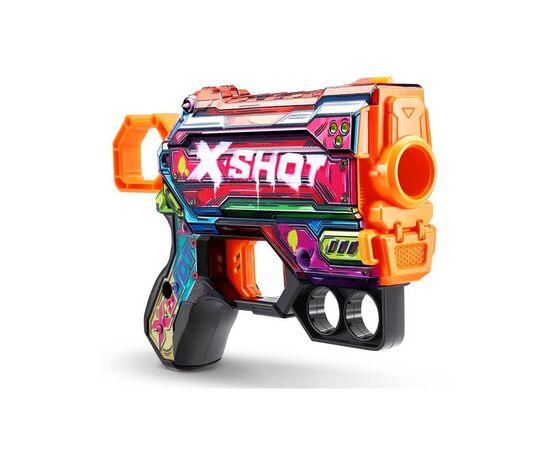 Игрушечное оружие Zuru X-Shot Быстрострельный бластер Skins Menace Mercenary (8 патронов) (36515P)