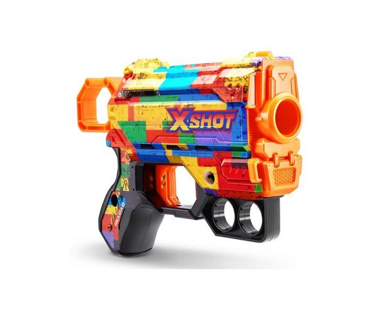 Игрушечное оружие Zuru X-Shot Быстрострельный бластер Skins Menace Striper (8 патронов) (36515N)
