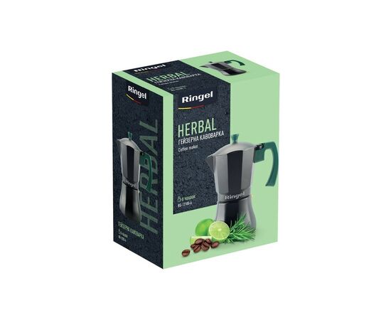 Гейзерная кофеварка Ringel Herbal 6 чашок (RG-12105-6), изображение 5 Гейзерная кофеварка Ringel Herbal 6 чашок (RG-12105-6), изображение 5