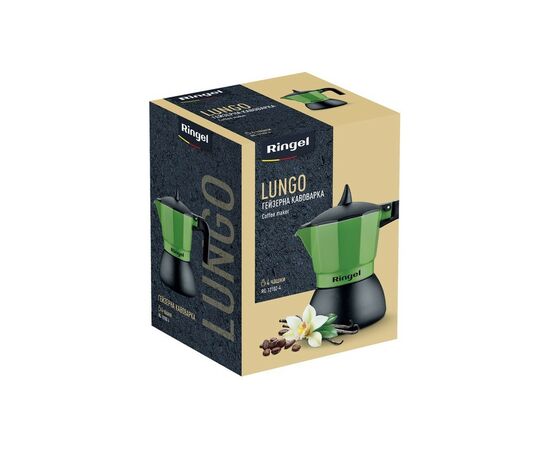 Гейзерная кофеварка Ringel Lungo 4 чашки (RG-12102-4), изображение 8 Гейзерная кофеварка Ringel Lungo 4 чашки (RG-12102-4), изображение 8