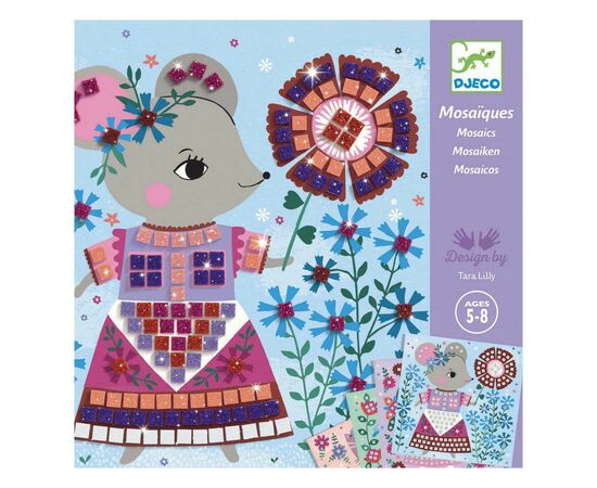 Набір для творчості Djeco Милі тваринки мозаїка (DJ09425), зображення 3 Набір для творчості Djeco Милі тваринки мозаїка (DJ09425), зображення 3