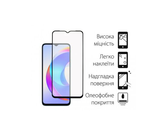 Стекло защитное Dengos HONOR X6a (black) (TGFG-333), изображение 2 Стекло защитное Dengos HONOR X6a (black) (TGFG-333), изображение 2