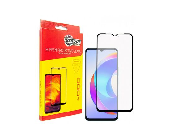Стекло защитное Dengos HONOR X6a (black) (TGFG-333)