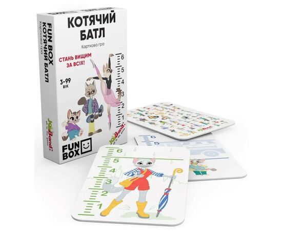 Настольная игра JoyBand FunBox Кошачий батл (FB0003), изображение 2 Настольная игра JoyBand FunBox Кошачий батл (FB0003), изображение 2