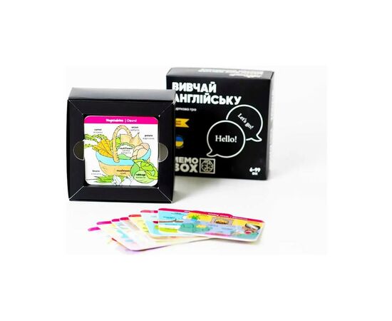 Настольная игра JoyBand MemoBox Delux Изучай английский (MBD104), изображение 2 Настольная игра JoyBand MemoBox Delux Изучай английский (MBD104), изображение 2