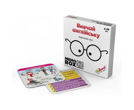 Настольная игра JoyBand MemoBox Изучай английский (MB0004), изображение 2 Настольная игра JoyBand MemoBox Изучай английский (MB0004), изображение 2