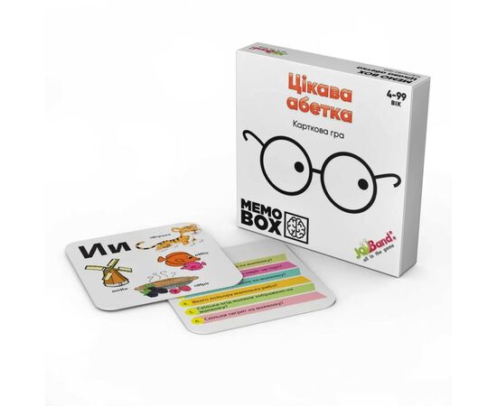Настольная игра JoyBand MemoBox Интересный алфавит (MB0003), изображение 2 Настольная игра JoyBand MemoBox Интересный алфавит (MB0003), изображение 2